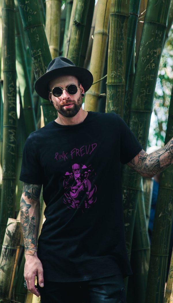 Pink Freud Funny Vintage T-shirt Design